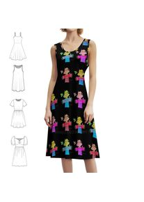 The Friendly Scarecrow Friendship Colors And Sexy Vacation Dress For Women Beach Party Birthday Mini Dress Scarecrow Friendship