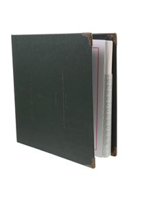 1Pcs Ticket Bill Collection Book Dark Receipt Storage Organizer Photo Album Memory Keeper for Office Home Use