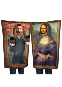 Creative Mural Art Themed Costume, Funny Halloween Outfit for School Events & Stage Performance