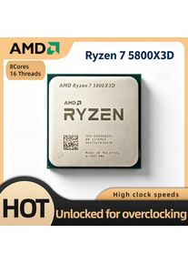 AMD R7 5800X3D 8C 16T 4.5GHz Max Boost AM4 7nm 96MB L3 Cache 105W DDR4 3200MHz Desktop Tray High Performance Unit
