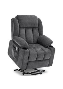 Lift Recliner Chair for Elderly with Massage and Heat, Recliner Chairs for Adults, Upgraded Fabric Reclining Sofa Chair with US