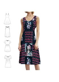 Raccoons Floral Feather Floral Smock Dress For Women Spring Summer Casual Dress For Party Raccoon Anatomy Raccoon Art Raccoon