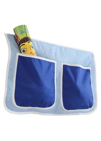 Livetastic , Hellblau, Dunkelblau , Textil , Uni , 2 F&auml;cher , 56x32x2 cm ,