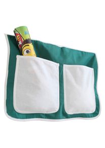 Livetastic , Wei&szlig;, Dunkelgr&uuml;n , Textil , Uni , 2 F&auml;cher , 56x32x2 cm ,