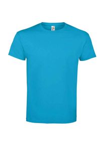 SOLS Unisex Imperial Zwaar T-shirt voor volwassenen (Aqua)