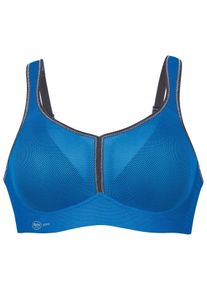 Sport-BH Anita "Sport BH air control DeltaPad", Damen, Gr. 85, Cup G, grau (anthrazit), Stoff, Obermaterial: 49% Polyamid PA. 39% Polyester PES. 12% Elasthan EL., BHs Sport-BH