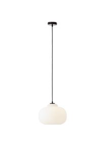 Brilliant Pendelleuchte "Blop", wei&szlig;, 1, &Oslash; 30cm, Leuchten, H&ouml;he 128,5 cm, &Oslash; 30 cm, E27, k&uuml;rzbar, Glas/Metall, Pendelleuchte