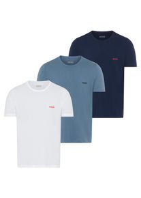 T-Shirt HUGO UNDERWEAR "RN TRIPL", Herren, Gr. M (50), open miscellaneous 971, Jersey, Obermaterial: 100% Baumwolle, Basic, regular fit, Rundhals, eingesetzt normaler Saum, Shirts T-Shirt, mit Rundhalsausschnitt