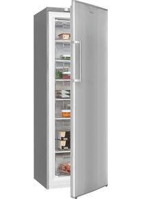 Exquisit Gefrierschrank "GS280-HE-040D", Energieeffizienz: D, silber (silberfarben), B:60cm H:171cm T:59cm, Gefrierschr&auml;nke, 4*-Gefrierschrank No Frost mit LED-Anzeige & praktischem Griff, Gefrierschrank