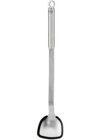 R&ouml;sle Wokl&ouml;ffel R&Ouml;SLE "BBQ", silber, B:8,5cm H:4cm, Edelstahl, Silikon, Kochl&ouml;ffel, Wokl&ouml;ffel, 40 cm