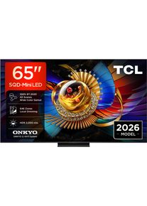 TCL QLED Mini LED-Fernseher "65Q7D ProX1", Energieeffizienz: E, schwarz, 65 &Prime;, Fernseher, QLED Mini LED-Fernseher