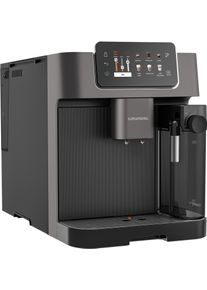 Grundig Kaffeevollautomat "KVA 8230", dunkelsilber, schwarz, B:35,9cm H:27,5cm T:41,2cm, Kaffeevollautomaten, Kaffeevollautomat mit App, 50+ Getr&auml;nken & 19 Bar, Kaffeevollautomat