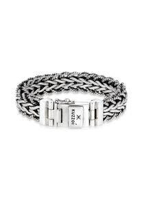 Armkette Kuzzoi "Armband Herren Panzerarmband Gliederkette 925er Silber" Gr. 230, silber, Armb&auml;nder, Herren, 230, Silber 925 (Sterlingsilber), Armkette