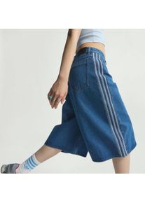 Shorts adidas originals "FIREBIRD JORT D", Damen, Gr. 42, N-Gr, medium vintage denim, normal, gr., Obermaterial: 100% Baumwolle, Hosen Shorts, Topseller