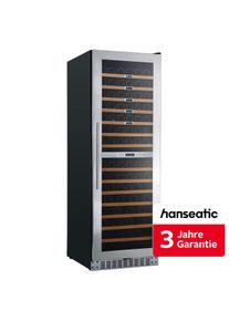 Hanseatic Weink&uuml;hlschrank "HWC171FCIA", Energieeffizienz: F, silber (wei&szlig;, neutral), B:59,5cm H:177cm T:68cm, Weink&uuml;hlschr&auml;nke, inkl. 3 Jahre Herstellergarantie, Weink&uuml;hlschrank
