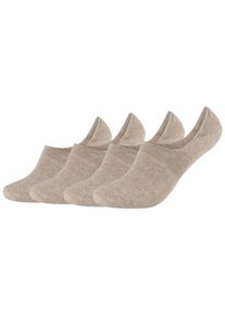 F&uuml;&szlig;linge Camano "comfort", Damen, Gr. 35-38, beige (sand melange), Baumwollmischung, unifarben, elastisch, Socken F&uuml;&szlig;linge, mit verst&auml;rkter Ferse f&uuml;r Langlebigkeit