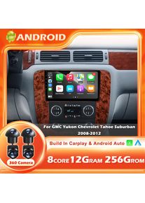 Android 15 For GMC Yukon Chevrolet Tahoe Suburban 2008-2012 Car Radio Multimedia Video Player Navigation Stereo GPS NO 2DIN DVD
