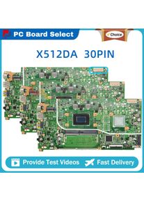 X512DA Laptop Motherboard For ASUS X512D F512DA S512DA A512DA X512DAP M5050DA X712DA M512D M712D X512DK Mainboard R3 R5 R7 CPU