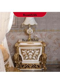 D178 European Luxury Round Bed Castle Wood Bedroom Wedding Double Bed Comfortable Adult High Quality Letto Matrimoniale
