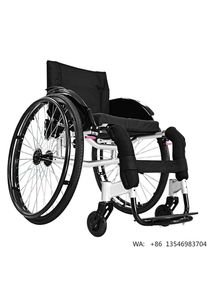 New Design Lightweight Aluminum Alloy Folding Wheelchairs Foldable Manual Wheelchair for Elderly & Disabled
