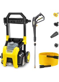 Pressure Washer K1800PS, CETA Certified, 3 Spray Nozzles, Detergent Tank, for Cars, Driveways, Siding, Patios,