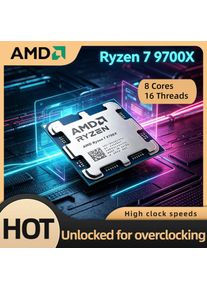 AMD Ryzen 7 9700X 8 Core 16 Thread AM5 4nm 65W 32M L3 Cache DDR5 Zen5 CPU Cooler Not Included Ultra 4K Plus 2026
