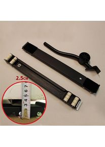 Universal H*2.5cm* L45-70cm Mounting Bracket Wheel Rubber Damping Moving Holder for Washing Machine Refrigerator Air Conditioner