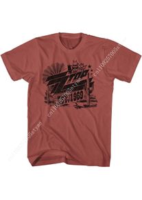 ZZ Top Est. 1969 Mens Black Short Sleeve T Shirt Classic Rock Vintage Style Graphic Tees