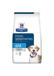 Hill's Hill's Prescription Diet D/D Food Sensitivities, duck and rice - dry dog food - 4kg