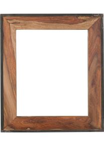 Spiegel Sit "Panama", beige (gelaugt, ge&ouml;lt), B:82cm H:92cm T:3cm, Massivholz, Metall, Spiegel, Spiegel