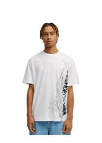 T-Shirt DC Shoes "DC Throw Up", Herren, Gr. M, wei&szlig;, Obermaterial: 75% Baumwolle, 25% Baumwolle., Shirts T-Shirt