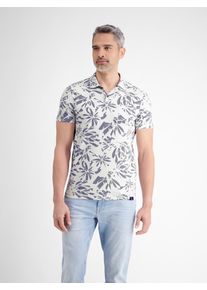 Poloshirt Lerros "Poloshirt mit Stretchanteil", Herren, Gr. M, wei&szlig; (broken wei&szlig;), 95% Baumwolle, 5% Elasthan, ohne Ausschnitt, Shirts Poloshirt