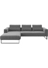 Ecksofa Musterring "JUSTB PM100, stilvoller Lounge-Komfort von Musterring", grau, B:292cm H:88cm T:185cm, 100% Polyester, Sofas, Ecksofa, Kollektion Bettina Zimmermann, optionaler Sitzvorzug & Fu&szlig;-Auswahl