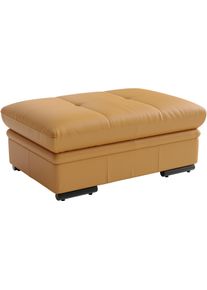 Sit & More Polsterhocker SIT & MORE "Viola", curry, B:102cm H:43cm T:68cm, Hocker, Polsterhocker, mit praktischen Stauraum