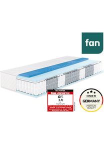 f.a.n. Taschenfederkernmatratze FAN "Sleep Spring Pro, Boxspringmatratze m. Thermogelauflage, 90x200 & mehr", wei&szlig;, B:90cm H:33cm L:190cm, Bezug: 60% Polyester, 40% Viskose. Steppf&uuml;llung: 100% Polyester, Matratzen, Taschenfederkernmatratze, Haus & Garten Test "GUT", getestet in Gr. 90x200, H2