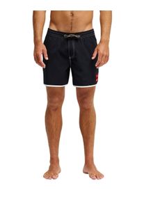 Boardshorts Quiksilver "Bob Marley Scallop 16", Herren, Gr. S, schwarz, Obermaterial: 92% Polyester, 8% Elasthan., Hosen Boardshorts