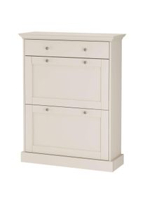 Schuhkommode OTTO HOME "Binz", kaschmir, B:80cm H:105cm T:30cm, Holzwerkstoff, MDF, Sideboards, Schuhkommode, mit sch&ouml;nen Metallgriffen und vielen Stauraumm&ouml;glichkeiten, H&ouml;he 105cm