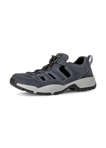 Slip-On Sneaker Pius Gabor, Herren, Gr. 13 (48), blau, Textil, Veloursleder, Schuhe Slip-On Sneaker, Slipper, Halbschuh, Freizeitschuh, in Komfortweite G