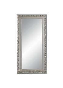 Xora Wandspiegel, Silberfarben, Holz, Glas, Eukalyptusholz, massiv, rechteckig, 100x200x7 cm, senkrecht und waagrecht montierbar, Ganzk&ouml;rperspiegel, Garderobe, Garderobenspiegel