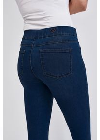 7/8-Jeans WONDERJEANS, Damen, Gr. 46, L&auml;nge 30, blau used, Denim/Jeans, Obermaterial: 48% Polyester, 30% Baumwolle, 12% Viskose, 6% Lyocell (TENCEL&trade;), 4% Elasthan, bequem 7/8-L&auml;nge, Jeans 7/8-Jeans, Figurschmeichelnder WonderStretch