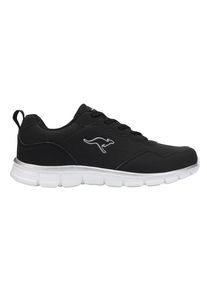 Sneaker Kangaroos "K-RF JONNA", Damen, Gr. 38, schwarz-wei&szlig; (jet schwarz, wei&szlig;), Synthetik, Schuhe Sneaker