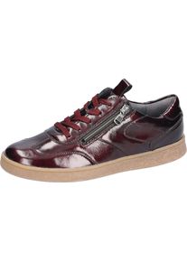 Waldl&auml;ufer Schn&uuml;rschuh WALDL&Auml;UFER "H-Daisy", Damen, Gr. 6,5 (40), bordeaux, Lackleder, Schuhe Schn&uuml;rschuh, Lacksneaker, Halbschuh, Bequemschuh in Komfortweite H