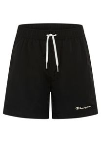 Badeshorts Champion "Boys' beach shorts", Kinder, Gr. XL (164/170), N-Gr, schwarz (nbk, egt), Polyamid, Badehosen Badeshorts, f&uuml;r Kinder und Jugendliche, sportlicher Stil, leichtes Material