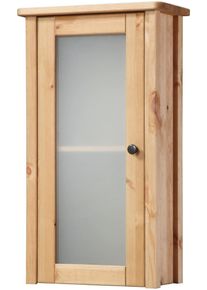 H&auml;ngeschrank Welltime "Sylt", beige (natur), B:40cm H:70cm T:20,5cm, Massivholz, Schr&auml;nke, H&auml;ngeschrank, Breite 40 cm, aus Massivholz Kiefer