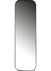 Spiegel Woood "Doutzen Metall mit Pulverbeschichtung", schwarz, B:40cm H:170cm T:5cm, glasspiegel, Spiegel, Spiegel, HRP-Stahlrahmen, Europ&auml;ischer Spiegelglasstandard, Pfleiglicht