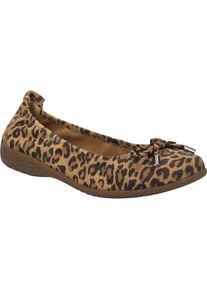 Ballerina Josef Seibel "Fenja 09, leopard", Damen, Gr. 41, braun (leopard), Obermaterial: 100% Rindsleder Leather cow., Schuhe Ballerina