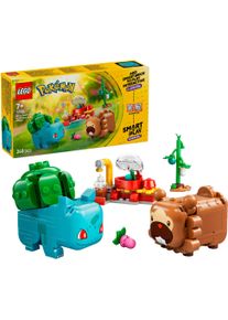 Konstruktionsspielsteine Lego "SMART Play: Beerenfete mit Bisasam und Bidiza (72155), Lego Pok&eacute;mon", bunt, Spielbausteine, Kinder, Kunststoff, Konstruktionsspielsteine, Mit SMART Brick kombatibel (nicht enthalten)