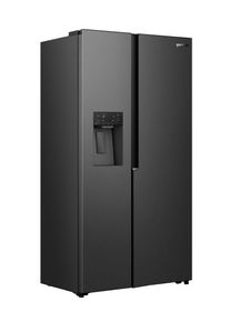 Gorenje Side-by-Side "NRS917C61", Energieeffizienz: C, schwarz inox, B:91,1cm H:178,6cm T:61,5cm, K&uuml;hlschr&auml;nke, mit Wasser-/Eisspender, kein Festwasseranschluss dank Tank, Side-by-Side