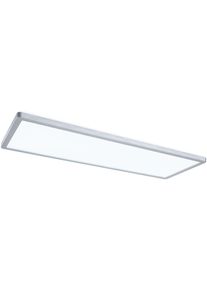 Paulmann LED Panel "Atria Shine 4000K IP20 eckig", grau (chromfarben), 1, H: 2,8cm, 1 Stk., Leuchten, Backlight, LED Panel