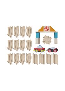 Autorennbahn Haba "Meine erste Rennbahn", beige (natur), Autorennbahnen, Kinder, Holz, Autorennbahn